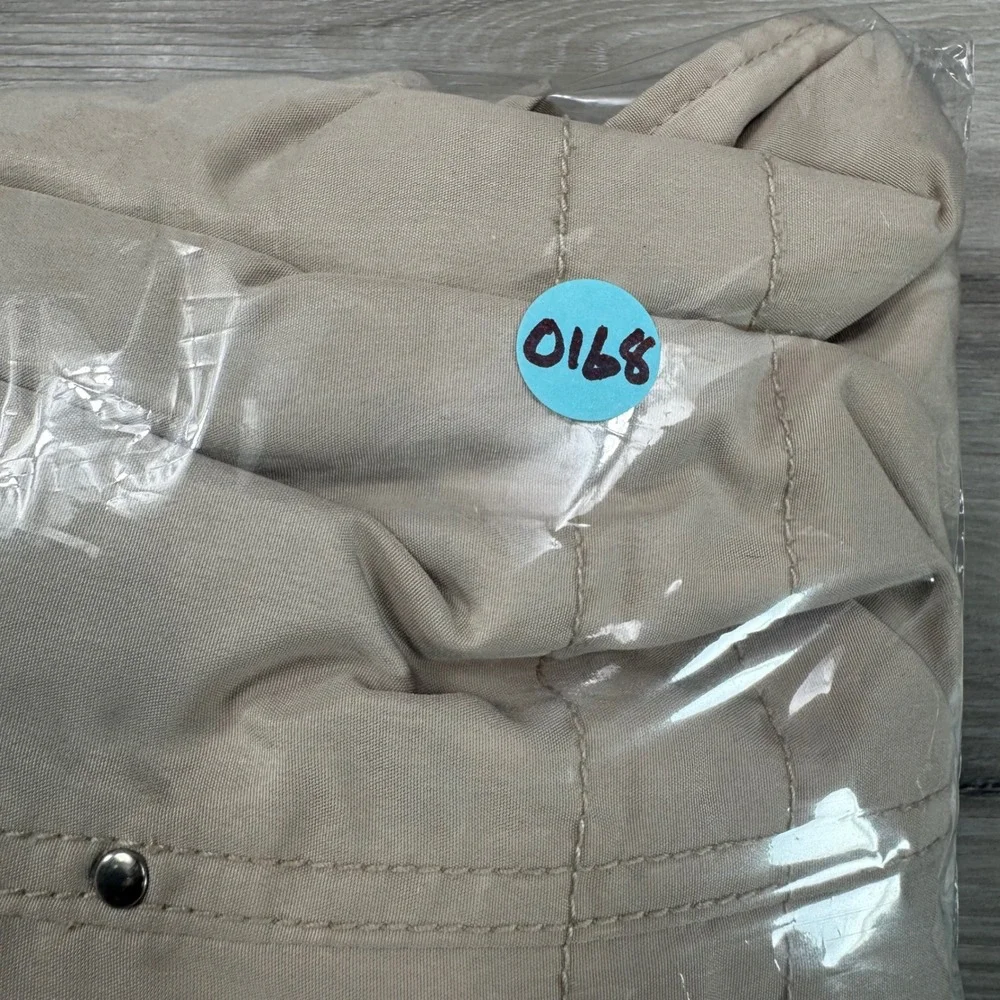 Breckenridge Women's Beige Floral Lined Hooded Jacket Size‎ XL